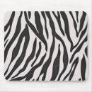 Search for white zebra stripes mouse mats Animal