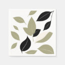 Search for olive green napkins Black