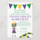 Search for new orleans birthday invitations Masquerade