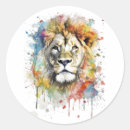 Search for majestic lion stickers Nature