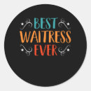 Search for waitress stickers Waiter