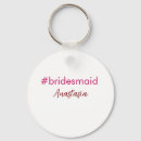 Search for bride key rings Bridesmaid name date