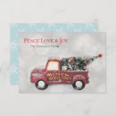 Search for love christmas invitations Peace love and joy