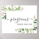 Search for memorial on wedding programs Order of service