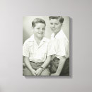 Search for three quarter length canvas prints Looking at camera