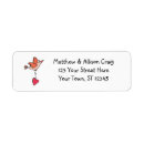 Search for love bird return address labels Heart