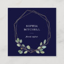 Search for eucalyptus business cards Navy blue