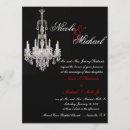 Search for crystal chandelier invitations Vintage