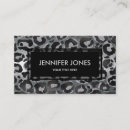 Search for leopard print business cards Glitter