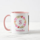 Search for 2 initials mugs Floral