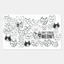 Search for meow cat stickers Kitty