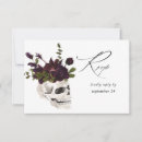 Search for skulls rsvp cards Purple