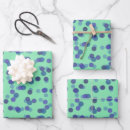 Search for teal blue wrapping paper Dots