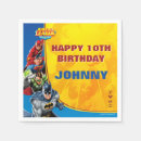 Search for cartoon birthday napkins Batman