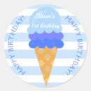 Search for ice cream party stickers Boy