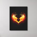 Search for fire canvas prints Heart