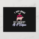 Search for funny vegan postcards Eat
