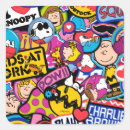 Search for comic pattern stickers Snoopy