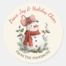 Search for vintage illustrations stickers Red and green