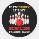 Search for bowling lover stickers Walter