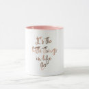 Search for the little things mugs Pink
