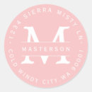 Search for circular address stickers For her