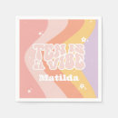 Search for retro napkins Rainbow
