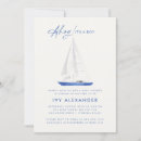 Search for sailboat baby boy shower invitations Modern