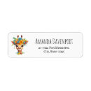 Search for africa return address labels Giraffe