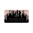 Search for cosmetics return address labels Glitter