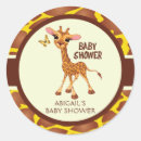 Search for cute baby giraffe stickers Yellow