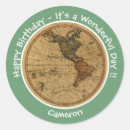 Search for old world maps stickers Antique map
