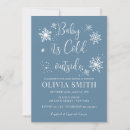 Search for winter baby boy shower invitations Minimalist