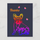 Search for colorful hearts postcards Dog