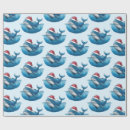 Search for whale christmas wrapping paper Nautical