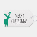Search for green gift tags Reindeer