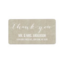 Search for linen return address labels Vintage