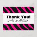 Search for zebra and pink postcards Black
