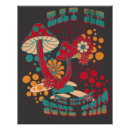 Search for magic mushrooms art Vintage