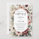 Search for dried floral rustic wedding invitations Summer fall autumn