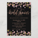 Search for gold confetti bridal shower invitations Glam