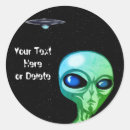 Search for green alien stickers Black