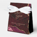 Search for burgundy and gold wedding favour boxes Thank you