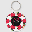 Search for apple round key rings Red