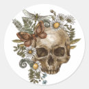 Search for death skull stickers Watercolor