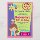 Search for pizza and pajamas party invitations Slumber