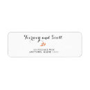 Search for fall leaf return address labels Simple