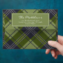 Search for christmas envelopes Tartan