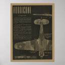 Search for airplane blueprints posters Vintage
