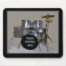 Search for drum kit mouse mats Black